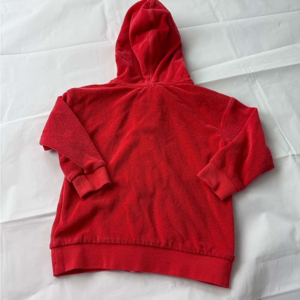 Hanna Andersson Classic Red Kids Hoodie - Picture 3 of 3